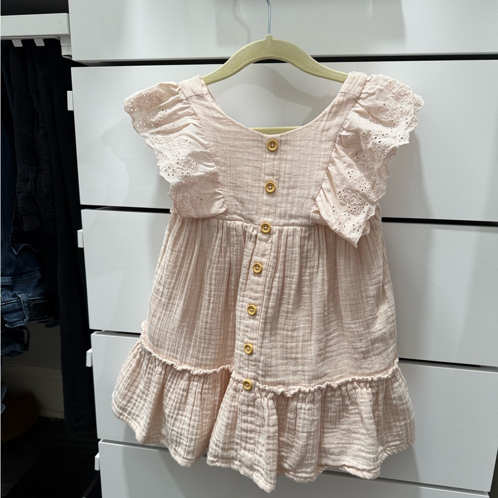 Pink Ruffled Dress - Picture 1 of 4